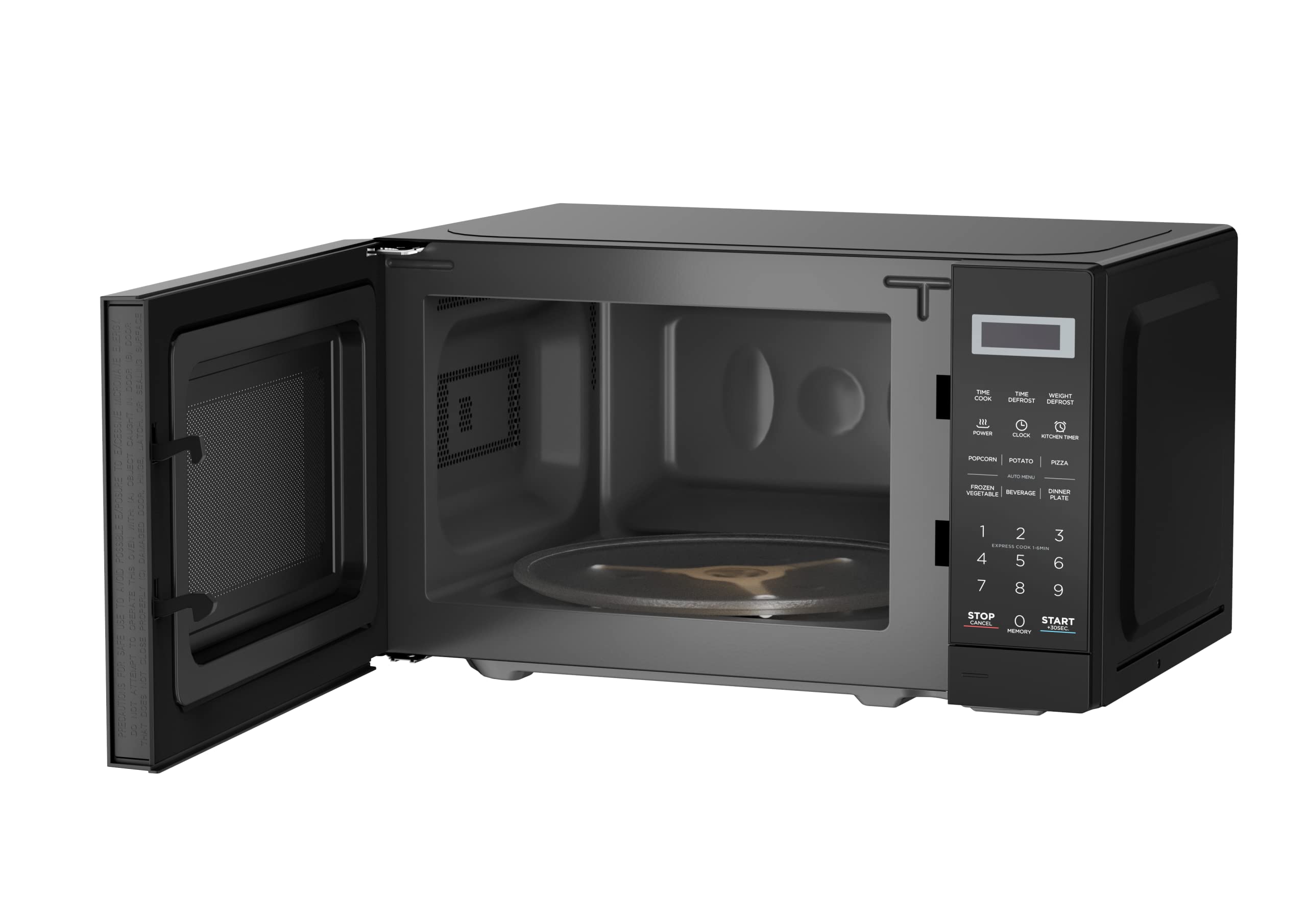 Midea 20L Solo Microwave Oven with Digital Touch Control, 700W, Child Lock, Memory Function, Defrost-by-weight-or-time, Fast Reheat, Push Button Door Opening, Best for Home & Office, Black, EM721BK Midea 20L Solo Microwave Oven with Digital Touch Control, 700W, Child Lock, Memory Function, Defrost-by-weight-or-time, Fast Reheat, Push Button Door Opening, Best for Home & Office, Black, EM721BK